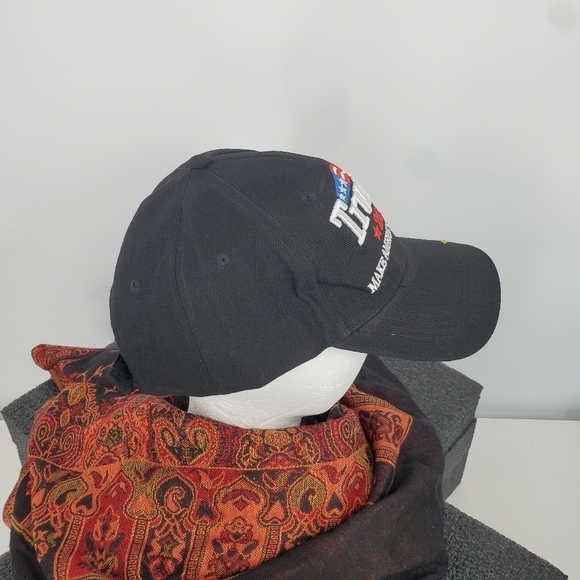 Trump 2024 Embroidered Signature Make America Great Again Rope Cap Black Hat NEW - Picture 12 of 12
